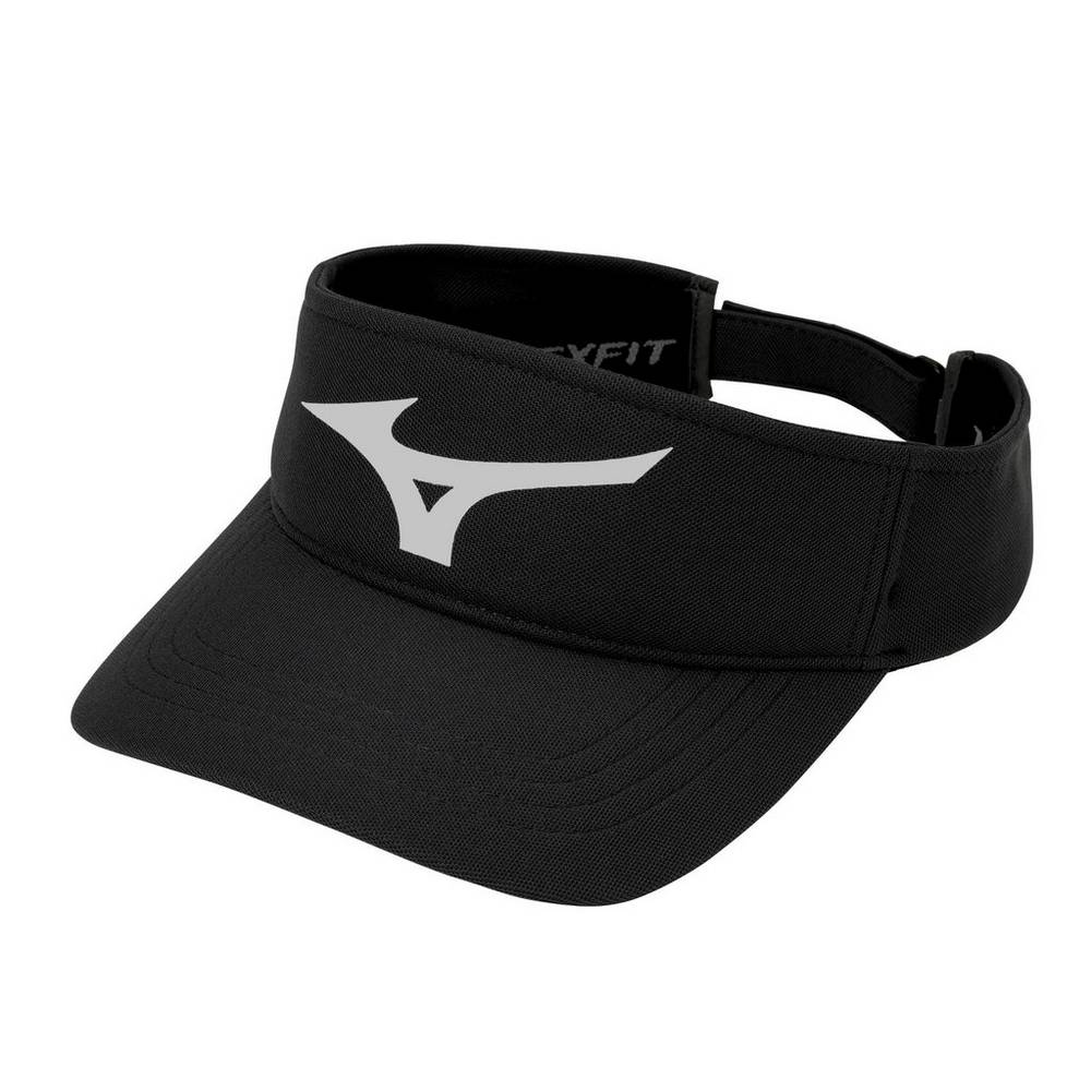 Visera Mizuno Diamond Hombre Negras/Gris Outlet VPGI-51280